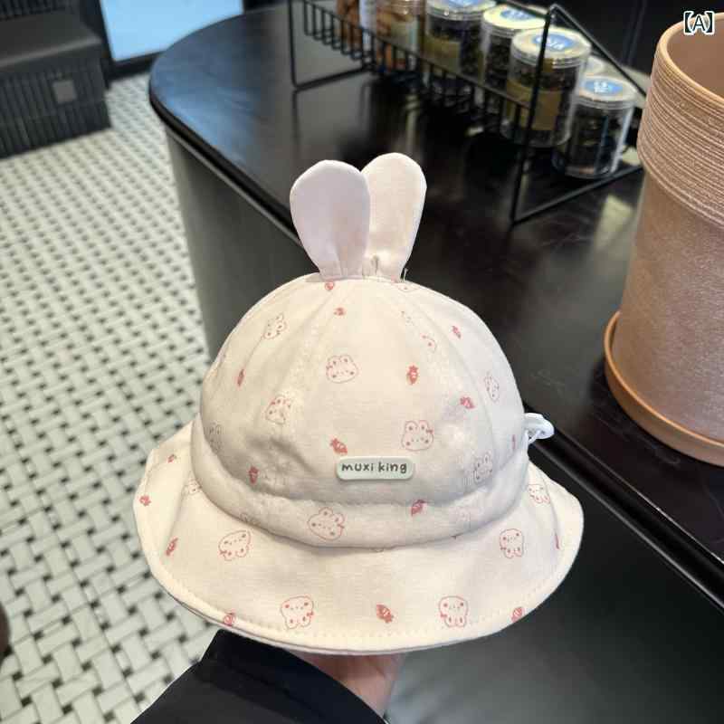赤ちゃん用 帽子 かわいい ベビー 帽子 生後 1ヶ月の 赤ちゃん用 お出かけ用 日焼け防止 フィッシャーマン ハット 幼児用 春夏用 おしゃれな サンハット プリンセス 洗面 器