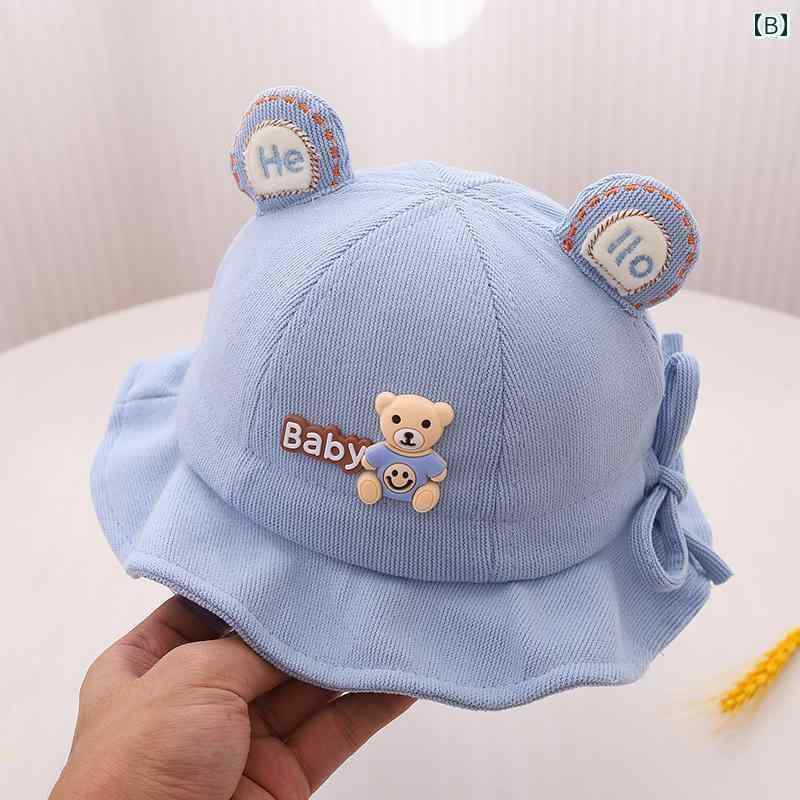 赤ちゃん用　帽子　かわいい ベビー 帽子 春秋 スタイル フィッシャーマン ハット ...