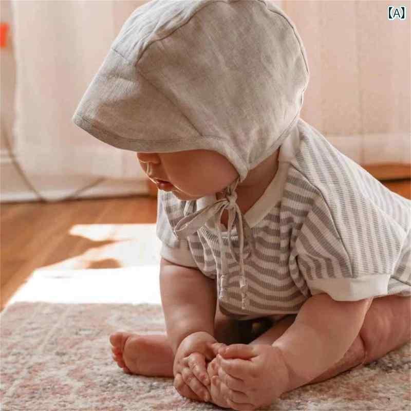 赤ちゃん用 帽子 かわいい 赤ちゃんの 春夏 小さい 月齢の サンハット 子供用 帽子 韓国 1歳の 満月の お出かけ用