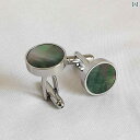 カフス ボタン シャツ クラシックで な カラフルな マザーオブパールの カフスボタン フレンチ シャツ メンズと レディースの カフ ネイル 軽い 高級 感