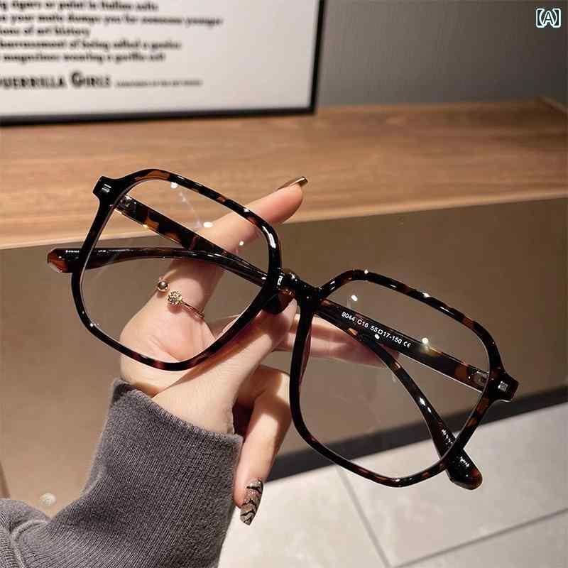 めがね　サングラス　韓国 英国 トップ ラグジュアリー Coop Koop 軽量 レトロ ラージ フレーム ヒョウ..