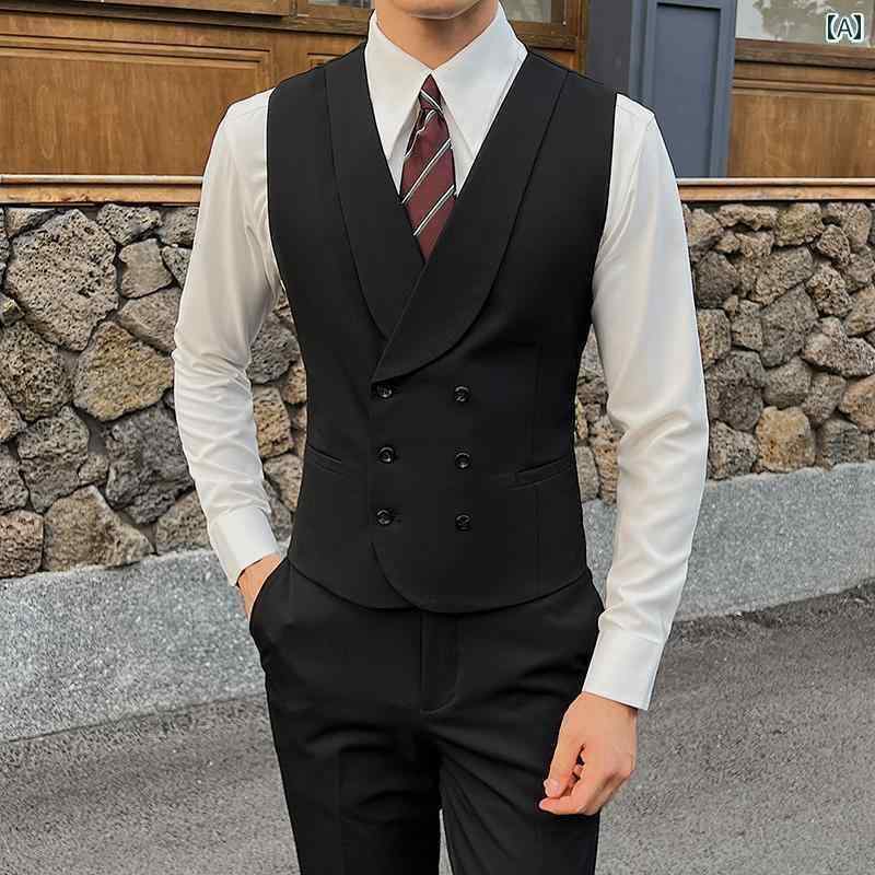 スーツ　ベスト　メンズ メンズスーツ ベスト 春秋郎 ウェディングドレス オーバー オール 付添 人 グ..