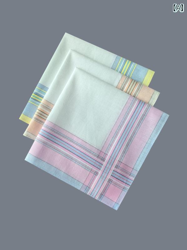 ハンカチ　ハンドタオル 幼少 期の 小さい サイズ レディース 綿 ハンカチ 2025 夏の 薄手 布の メンズ 綿の 柔らかい 昔ながらの 携帯用 四角い タオル