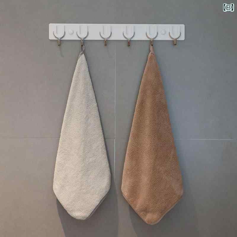 ハンカチ　ハンドタオル 無地の ハンドタオルは 厚手で 糸 くずが 出ない 洗顔 タオル 家庭用の 子供用 吸水性 速乾 小型 ハンカチです。