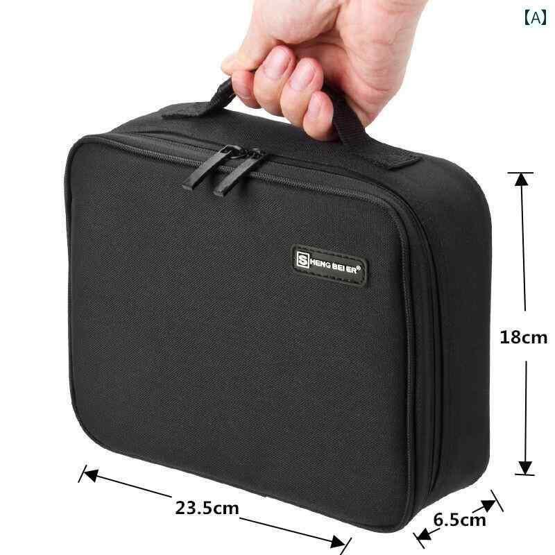 アクセサリー　ポーチ デジタル アクセサリー 収納 バッグ ポータブル 多機能大容量 ラップ トップ 充電 器 電源 コード マウス データ ケーブル スマートフォン パワー バンク モバイルハードディスク 厚手