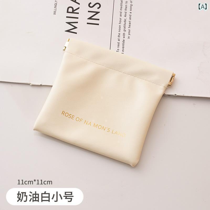 ポーチ　アクセサリー　収納 収納袋 口紅 化粧 品 分類 袋 携帯用 榴 散 弾 メガネ 自動 閉鎖 巾着袋