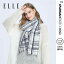 スカーフ おしゃれ レディース ELLE 100 ウール マフラー レディース 秋冬 エレガント スタイル ファ..