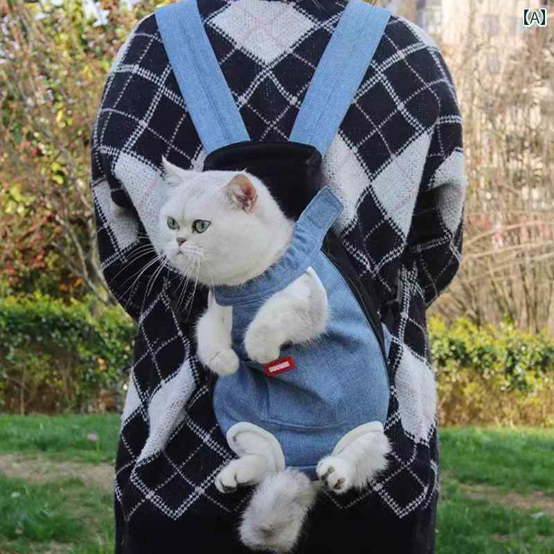 犬用　トートバッグ　バッグ 外出用 猫用 バック パック ダブル ショルダー ポータブル 犬用 キャリー..