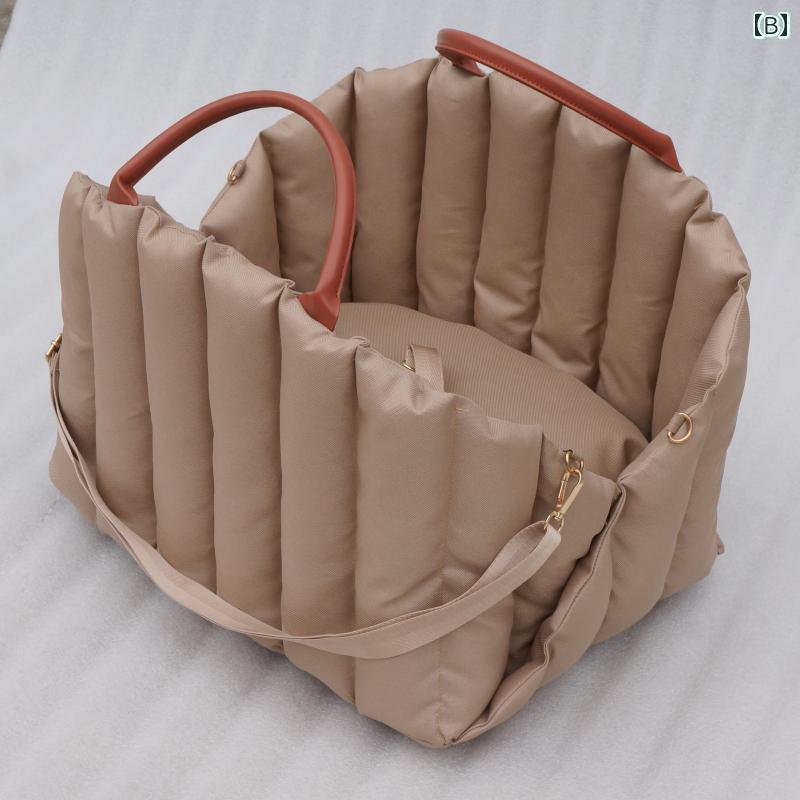 犬用　トートバッグ　バッグ ペット 犬用 バッグ 猫用 ポータブル 車用 犬 小屋副 操縦 士 後部 防水 ..