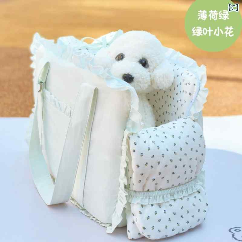 犬用　トートバッグ　バッグ Baolizhen ペット アウトドア バッグ 猫と 犬 綿 ショルダーバッグ 小型 ..