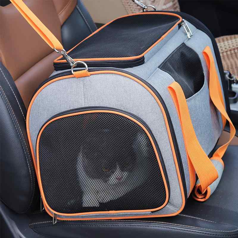 犬用　トートバッグ　バッグ ペット 用品 猫用 バッグ ポータブル 車用 バッグ大容量 透明 旅行 通気性..