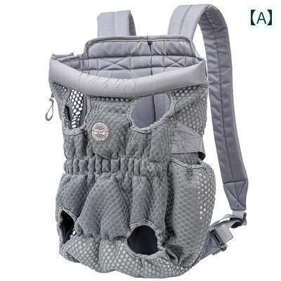 犬用　トートバッグ　バッグ ペット リュック 犬の お出かけ 中小型 チェスト バッグ ポータブル 通気..