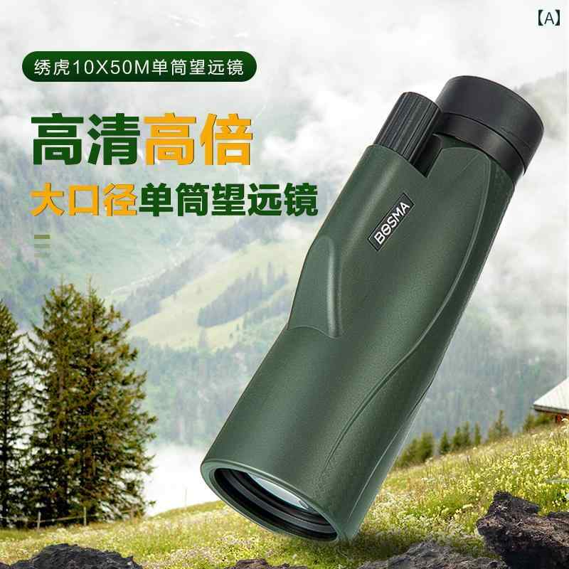 望遠鏡 双眼鏡 Boguan 刺繍 タイガー 12 X 50 単眼 望遠 鏡高 出力 HD ナイトビジョン 屋外 プロ ポー..