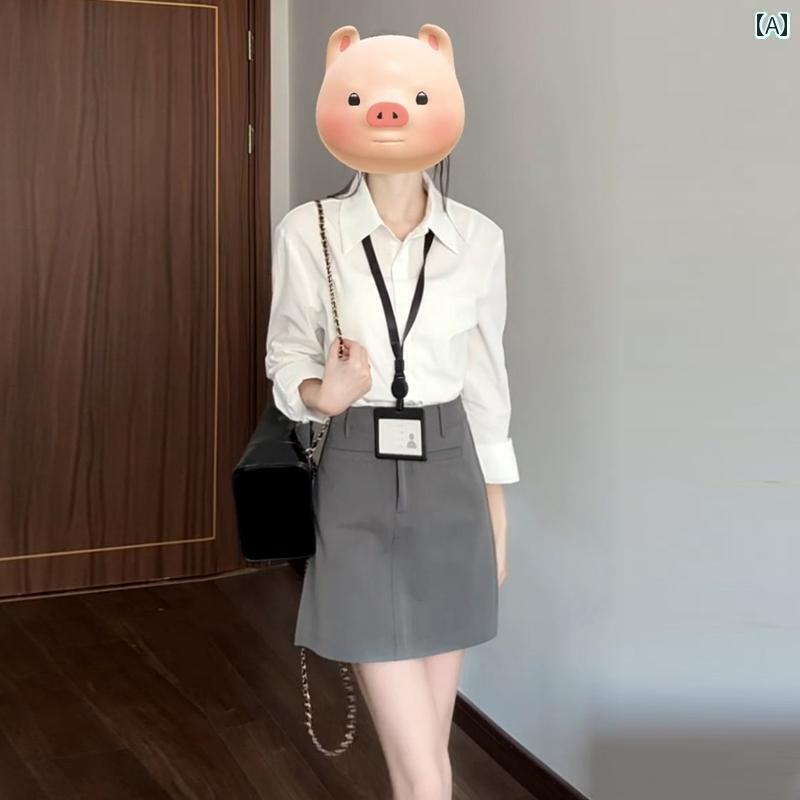 シャツワンピース レディース シャツ レディース 長袖 トップス ハイエンド ホワイト 夏 2025 日焼け防止 ジャケット