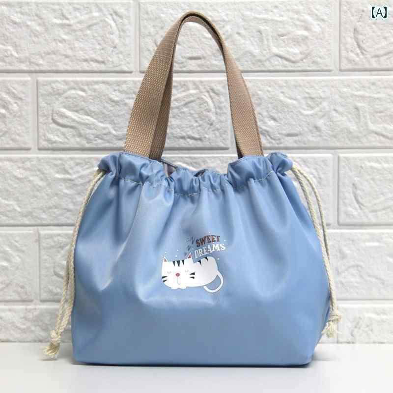 かわいい トートバッグ ハンドバッグ 防水 ランチ バッグ お 弁当 学生 ハンドバッグ おしゃれ かわいい