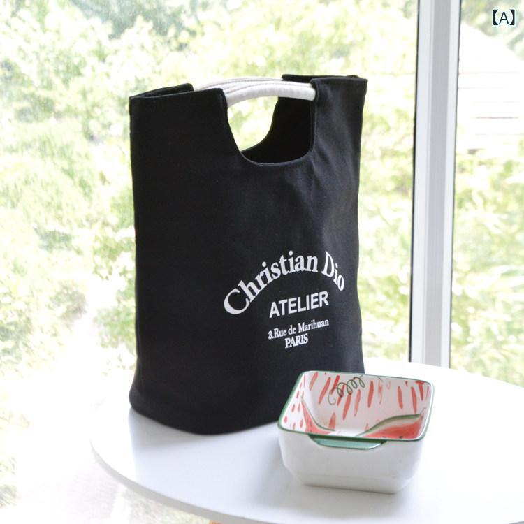 かわいい トートバッグ ハンドバッグ 旅行用 ハンドバッグ ランチ ボックス バッグ 学生用 キャンバス オフィスワーカー用 高 価値