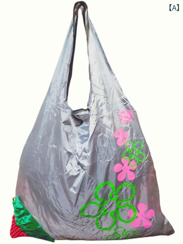 トートバッグ レディース エコバッグ 鞄 買い物袋 ナイロン 軽量 折りたたみ式 大容量 肩掛け 手提げバッグ 丈夫 持ち運び便利 ショッピングバッグ おしゃれ レジ袋 シンプル 無地 マチ広 防水 汚れにくい 撥水加工 洗える 通勤 通学 旅行 アウト s-share-global-11136592 サポートシェアグローバル サンプル画像2