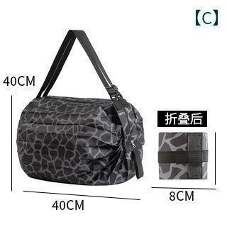 かわいい トートバッグ ハンドバッグ 折りたたみ 式 ショッピング バッグ ポータブル スーパー マーケ..