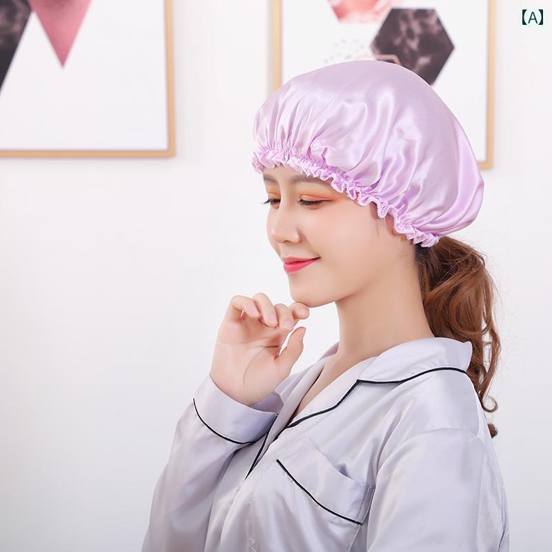 ヘアキャップ キャップ ナイトキャップ 通気性 春夏 薄手 家庭用 帽子 女性用 寝袋 厚手 ハゲ 化学 療..