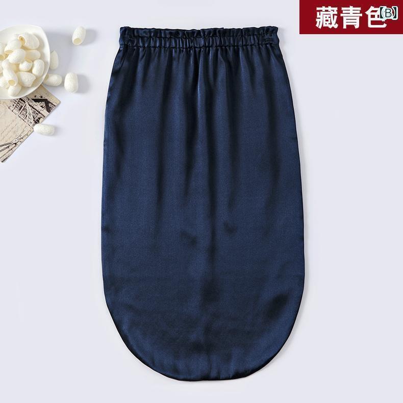 ヘアキャップ キャップ 100 桑 絹 クレープ サテン 家事 ヘア ケア 調節可能 弾性 ロング ナイトキャッ..