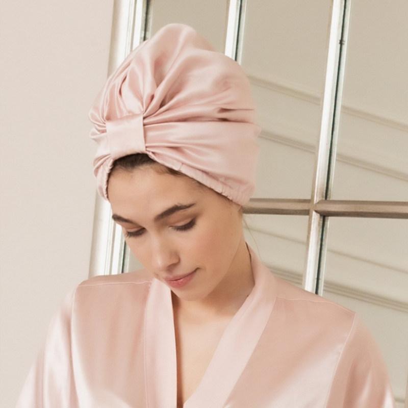 ナイトキャップ レディース 睡眠用 帽子 100％ シルク 真綿 産後 ケア 産婦用 就寝...