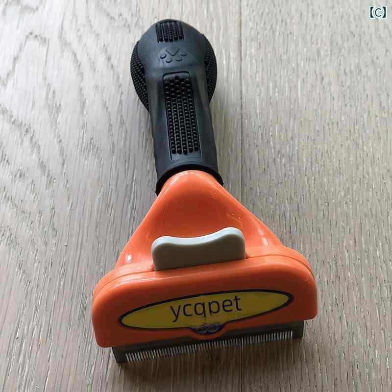 ワンちゃん　ペットグッズ 犬用 コーム 小型 犬 フレンチブルドッグ コーギー 中型 犬短 毛 犬の 金色..