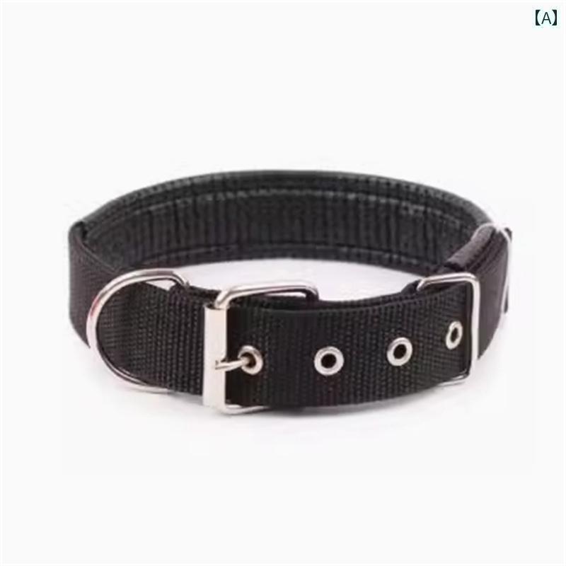 ワンちゃん　ペットグッズ 厚手 耐摩耗 犬の 首輪 小型の 在来 子犬の 小型 中型 大型の ペット 用品