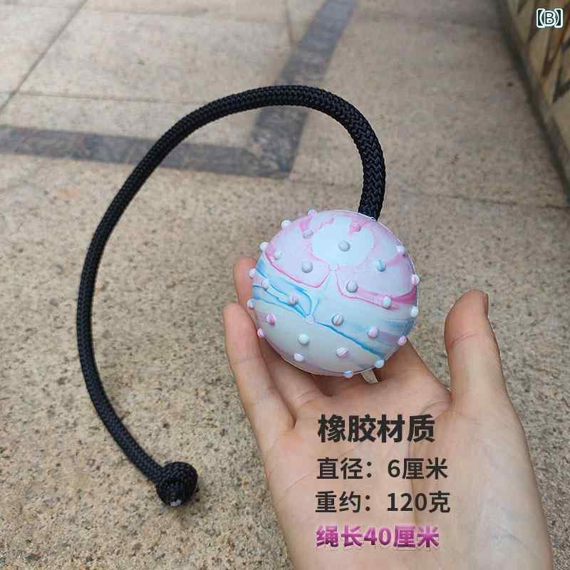 ワンちゃん　ペットグッズ 犬の おもちゃ ボール ノット 噛みつき 防止 歯ぎしり インタラクティブ 綱..