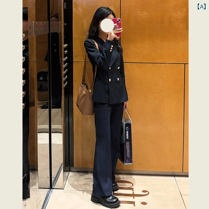 スタイリッシュ 女性 スーツ 女性用 面接 スーツ 職場の 大学生向け 春秋用 ウェア 高級 プロ フォーマ..