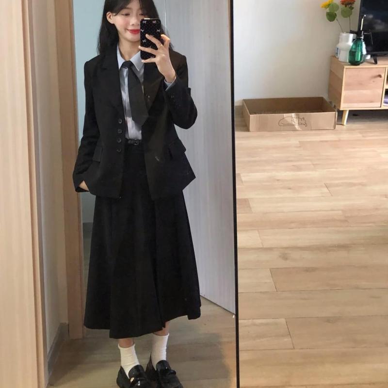 スタイリッシュ 女性 スーツ 女性用 通勤 面接 スーツ 春秋 スタイル スリム ハイエンド スーツと スカ..