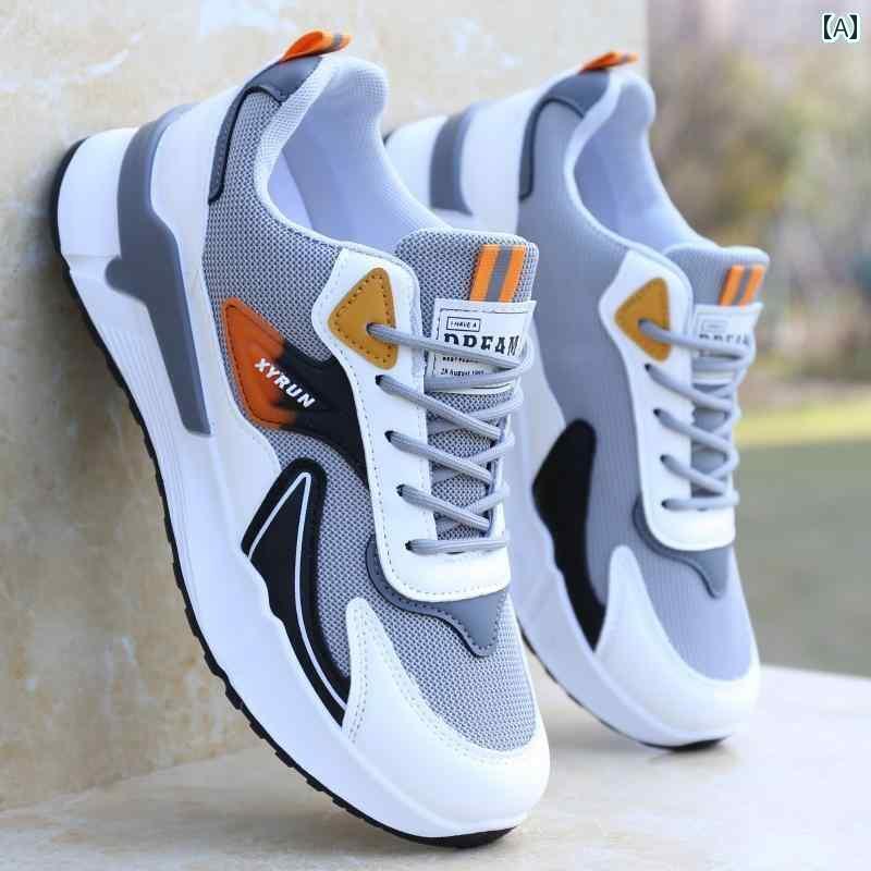 メンズ 白靴 スニーカー 国内 共同 メンズシューズ 2025 春 スポーツ シューズ カジュアル メンズ ランニング