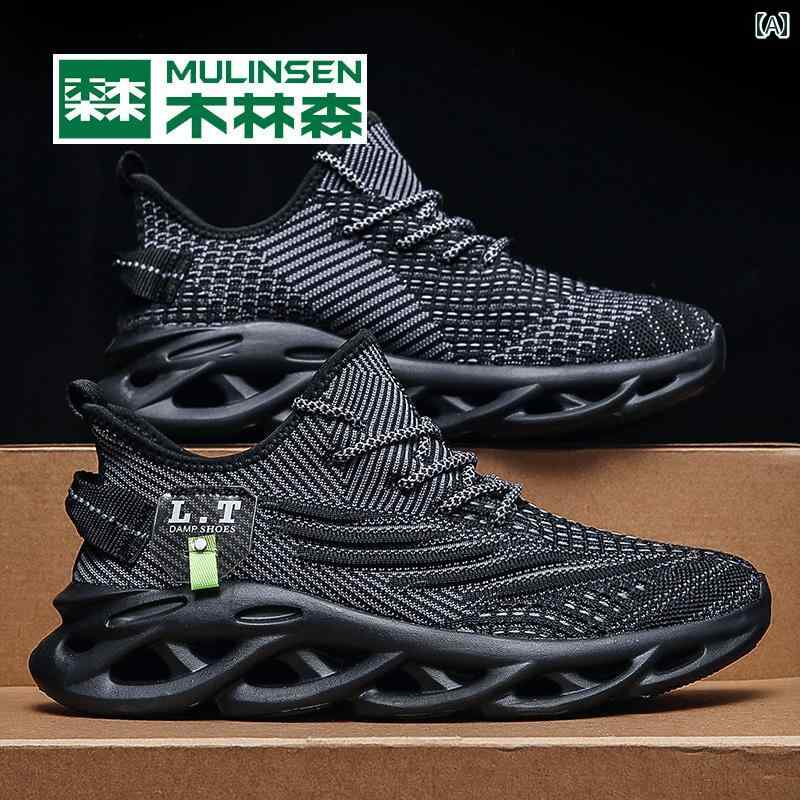 メンズ 白靴 スニーカー Mulen ココナッツ メンズシューズ ブラック カジュアル スポーツ シューズ メ..