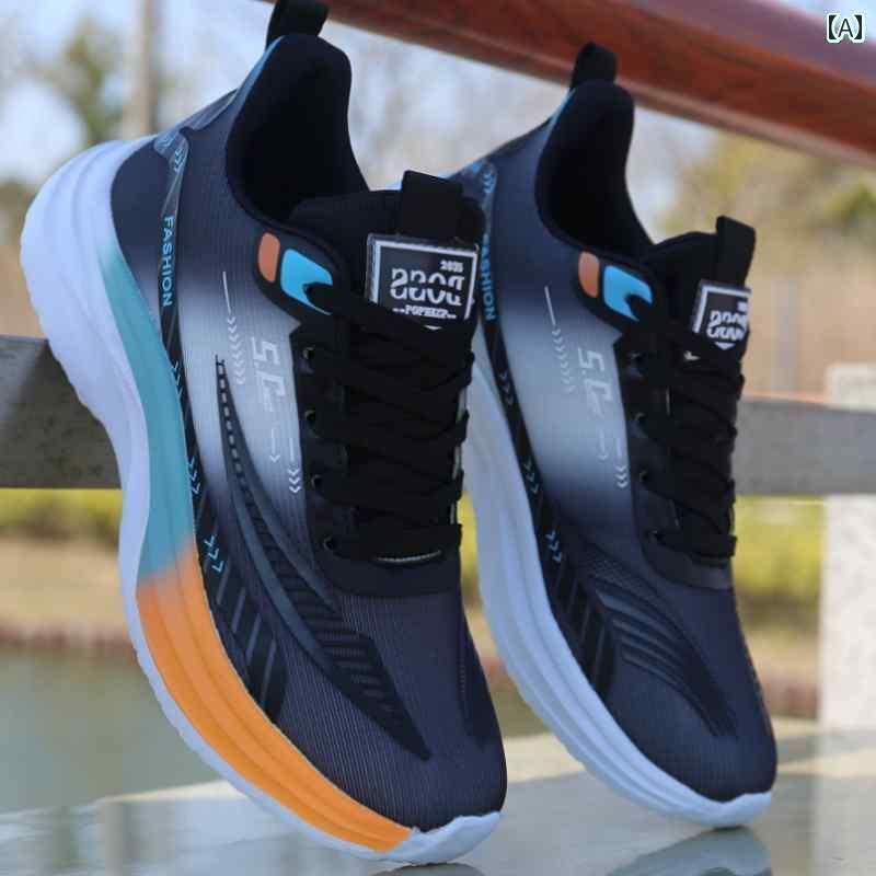 メンズ 白靴 スニーカー 共同 メンズシューズ 夏 メッシュ 通気性 スポーツ シューズ 学生 軽量 衝撃 ..