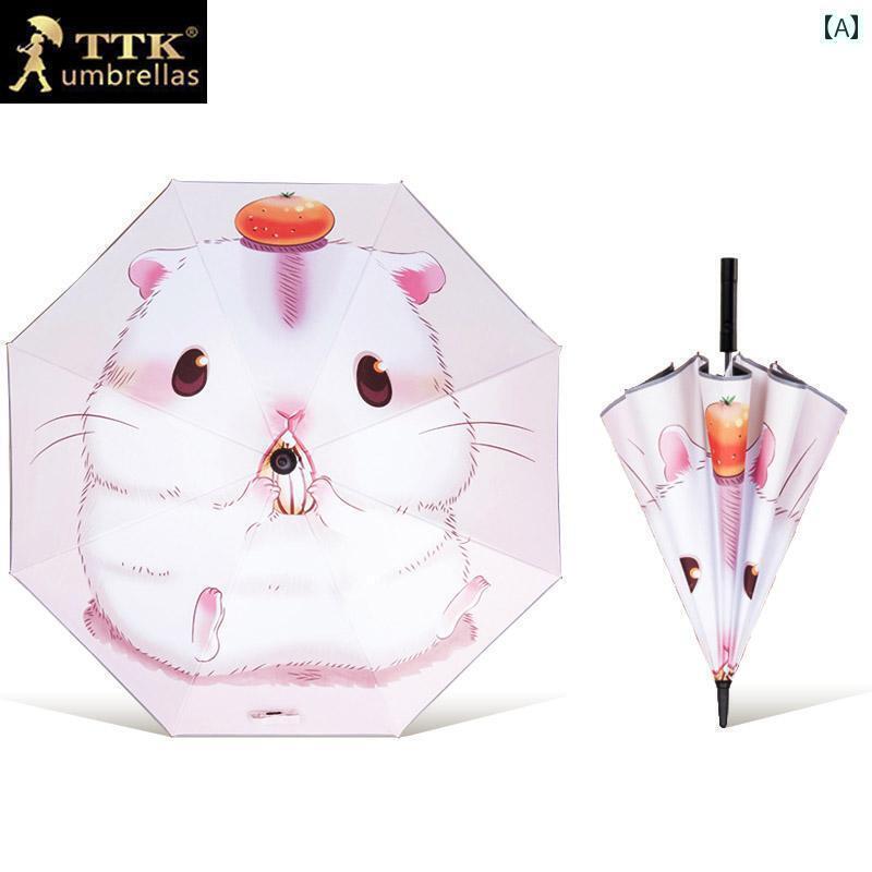 折り畳み式　傘 TTK ドイツ 実用的な ブラック テクノロジー 傘 ファン 付き ビッグ 風 冷却 アーティ..