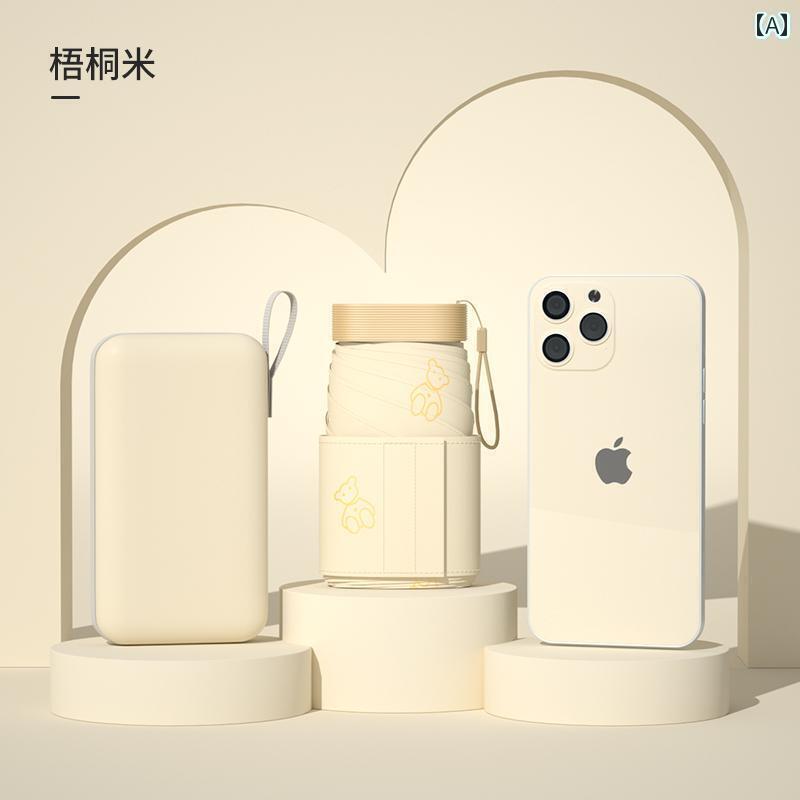 折り畳み式 傘 女性用 日傘 日焼け防止 紫外線 カット 70 % オフ晴れの 日も 雨の 使える 小型 携帯用 日よけ 傘 ミニ カード ポケット 付き