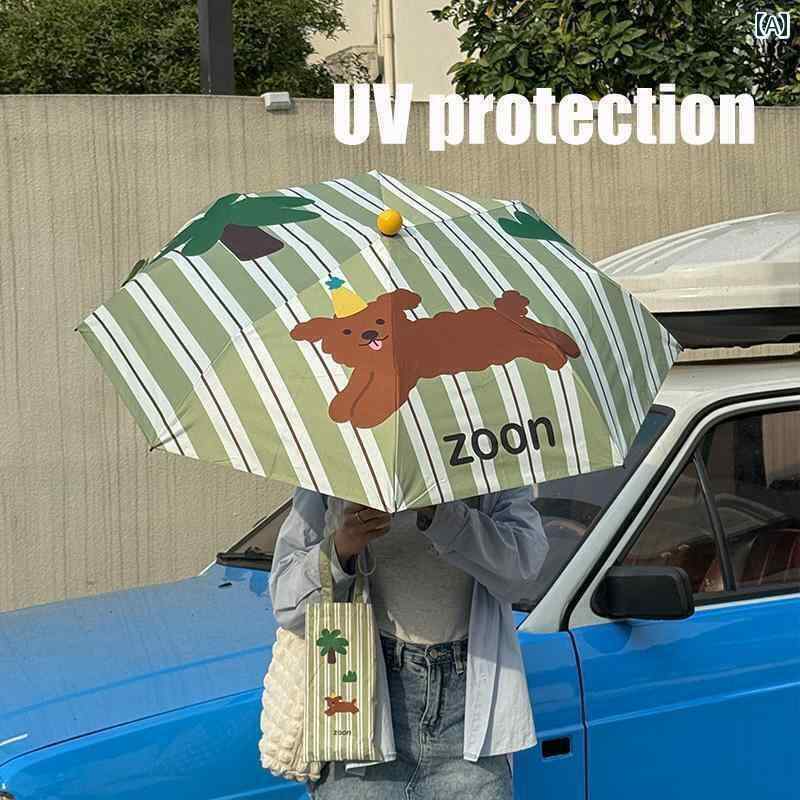 折り畳み式　傘 Haru サン アンブレラ レディース 日焼け防止と UV カット全自動 晴れ 雨 兼用 傘 パラソル