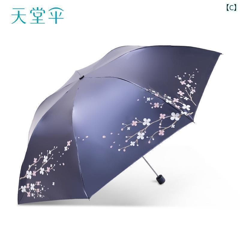 折り畳み式　傘 パラダイス 傘 鉛筆 軽量 ポータブル 小型 日傘 サン 紫外線 防止 女性用 サニー 折りたたみ