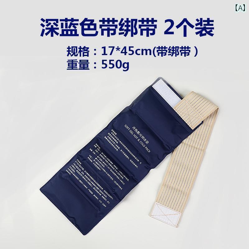 ネッククーラー アイスパック スポーツ アイス パックは 膝 足首 関節の 結 紮 物理的な 冷却 発熱 冷 湿布 温 パックに 繰り返し 使用 できます。