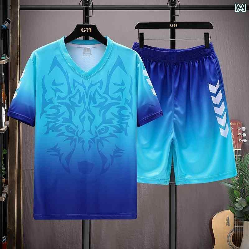 バスケットボール ウェア メンズ 13 サマー バスケットボール スーツ 12歳 男の子 スポーツ 14 中学生 15 半袖 速乾 ジャージ