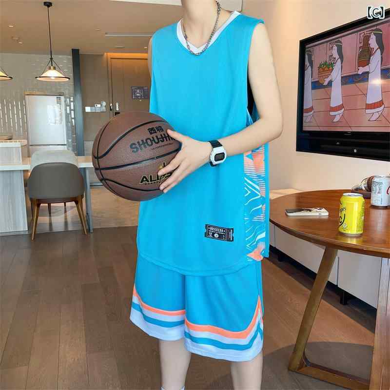 バスケットボール ウェア メンズ 冷感 速乾 t シャツ 男の子 1215歳 学生 ベスト バスケットボール ユニフォーム 13 年長児 夏 スポーツ スーツ