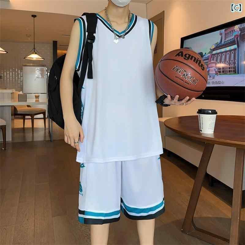 バスケットボール ウェア メンズ 速乾 バスケットボール スーツ メンズ 大きめ サイズ 夏 ランニング ..