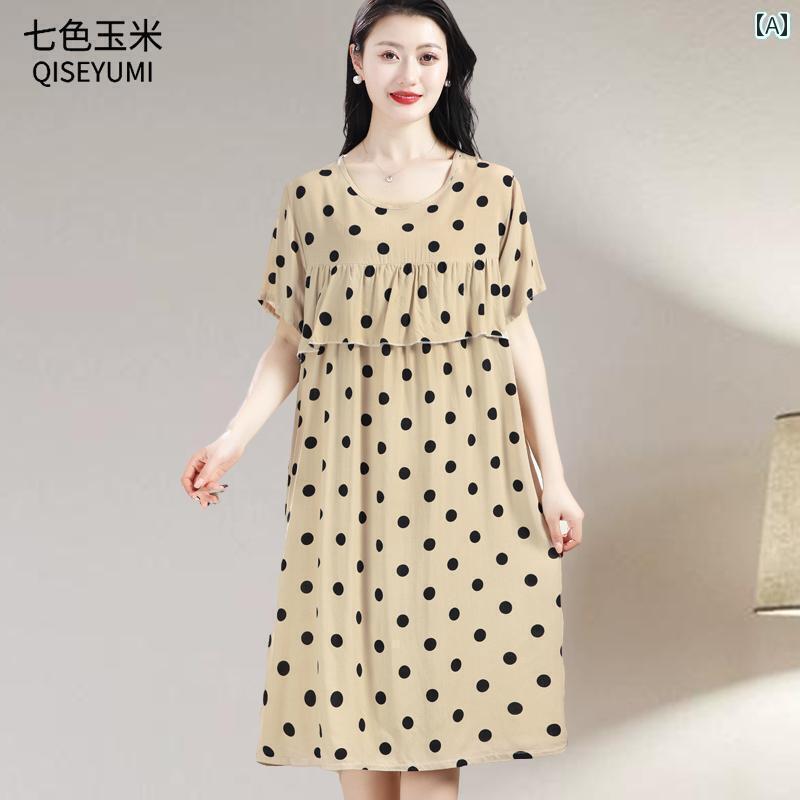 パンツドレス レディース コットン ナイト ドレス レディース サマー ドレスは 外出時に 着用 できる ..