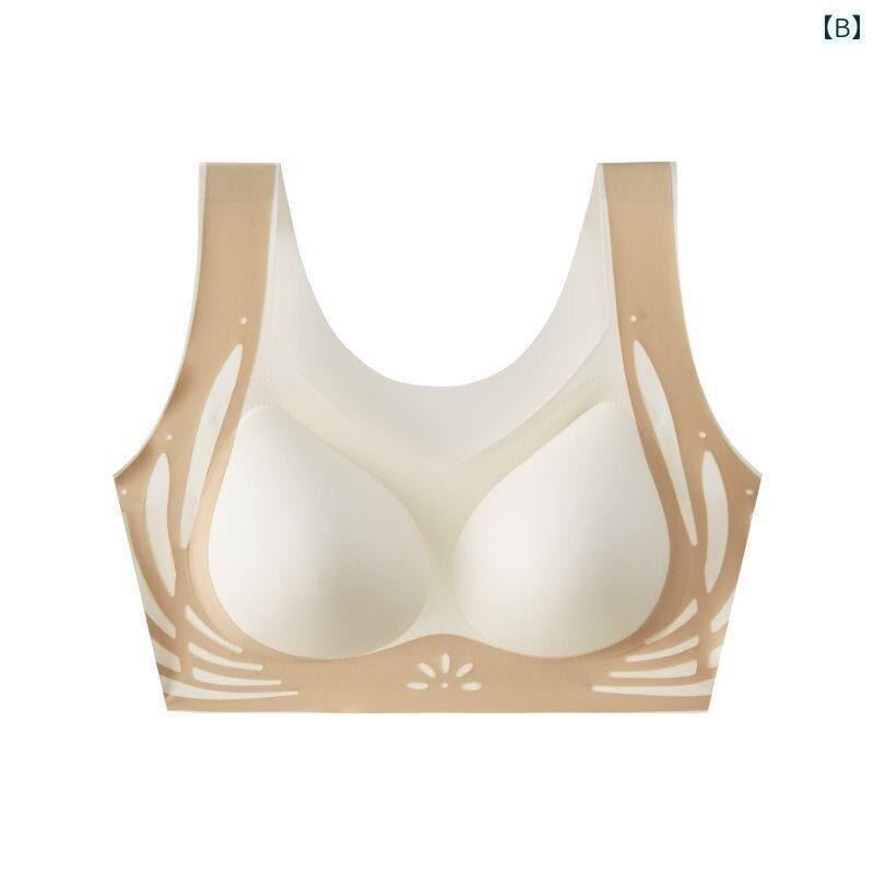 インナー 女性用 大きいサイズ 下着 小さめ プッシュアップブラ 背中 美人 脇 肉 美 プッシュアップ 垂れ 防止 シームレス スポーツ オール イン ワン