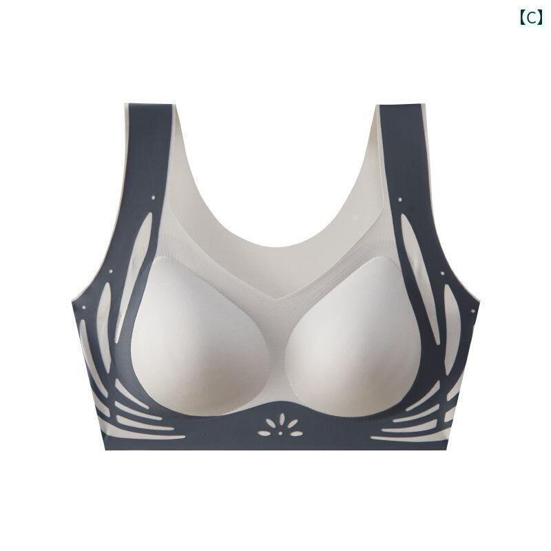 インナー 女性用 大きいサイズ 下着 小さめ プッシュアップブラ 背中 美人 脇 肉 美 プッシュアップ 垂れ 防止 シームレス スポーツ オール イン ワン