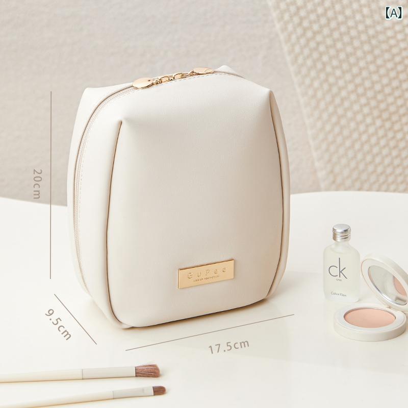 化粧 品 ポーチ バッグ 化粧 品 バッグ 女性 2024 ポータブル大容量 ポータブル メイク ブラシ スキン ケア 製品 収納 旅行 直立