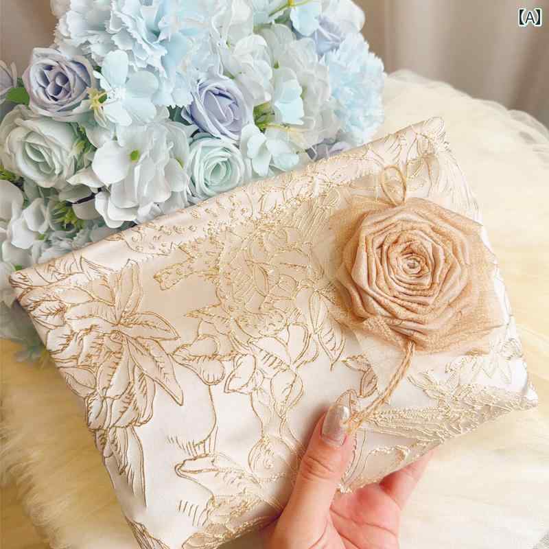 化粧 品 ポーチ バッグ ドライローズ ポータブル 化粧 品 バッグ イン ライナー ペン スタイル大容量 スキン ケア 製品 収納袋