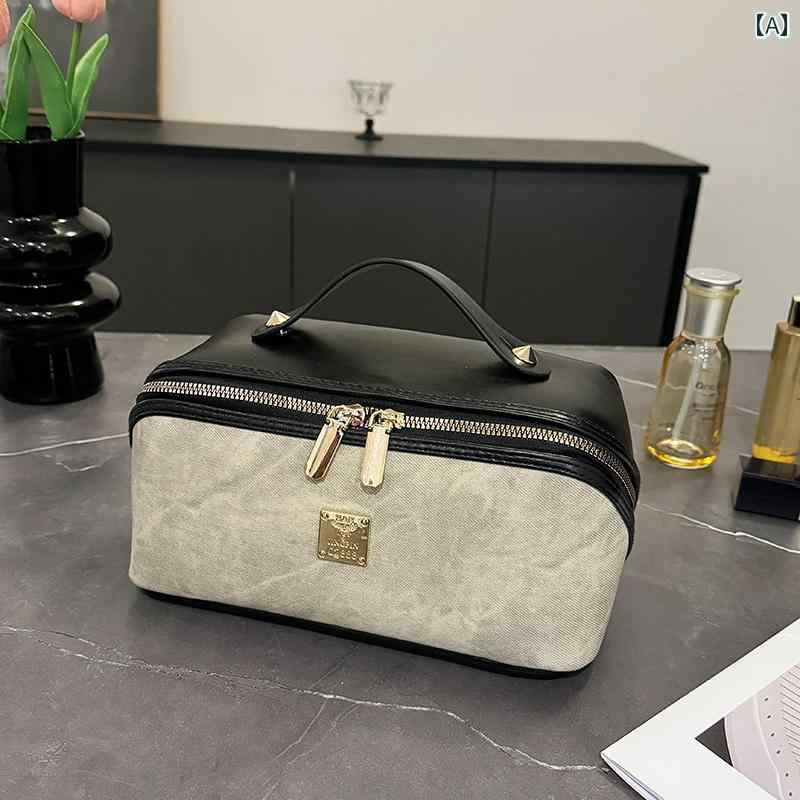 化粧 品 ポーチ バッグ 化粧 品 バッグ レディース 2025新 ポータブル大容量 手持ち 収納 旅行用 トイレタリー