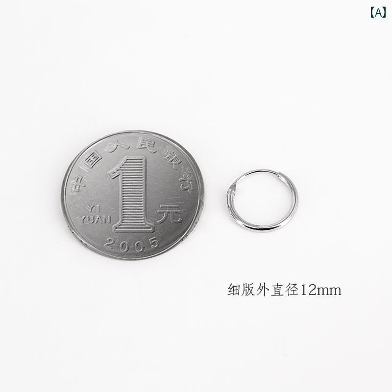 メンズ イヤリング クール メンズ レディースの スター リング シルバーの イヤリングな イヤリング 韓国 のの 精巧 円の 耳の 骨の 爪 ピアスの シルバージュエリー
