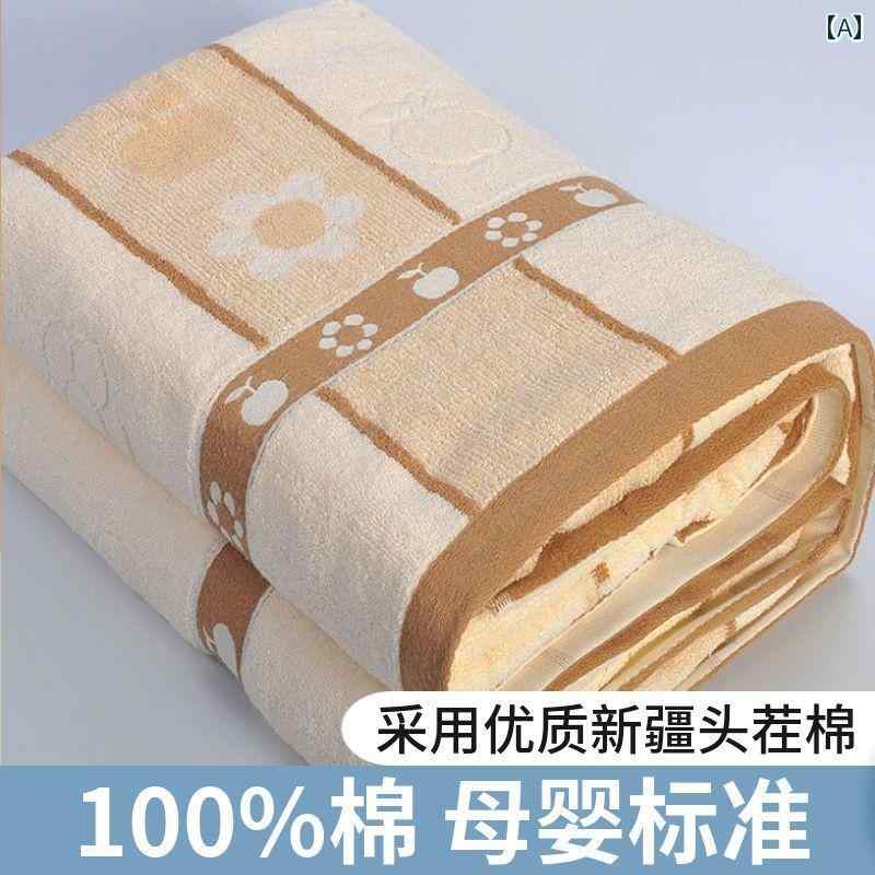 タオルケット 綿 ヴィンテージ 80年代 ノスタルジック ブランケット 大人用 ガーゼケット テリー