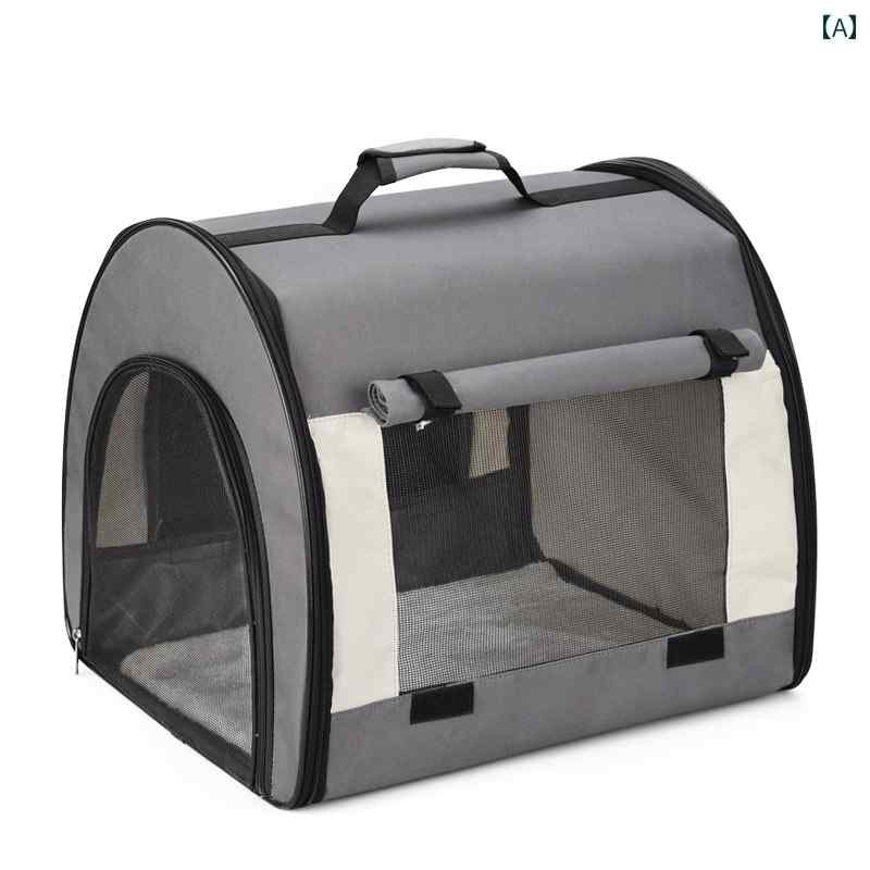 ペット用 お出かけ バッグ メインクーンの大容量 キャット バッグ 2匹用 ポータブル 車用 ハンドバッグ..